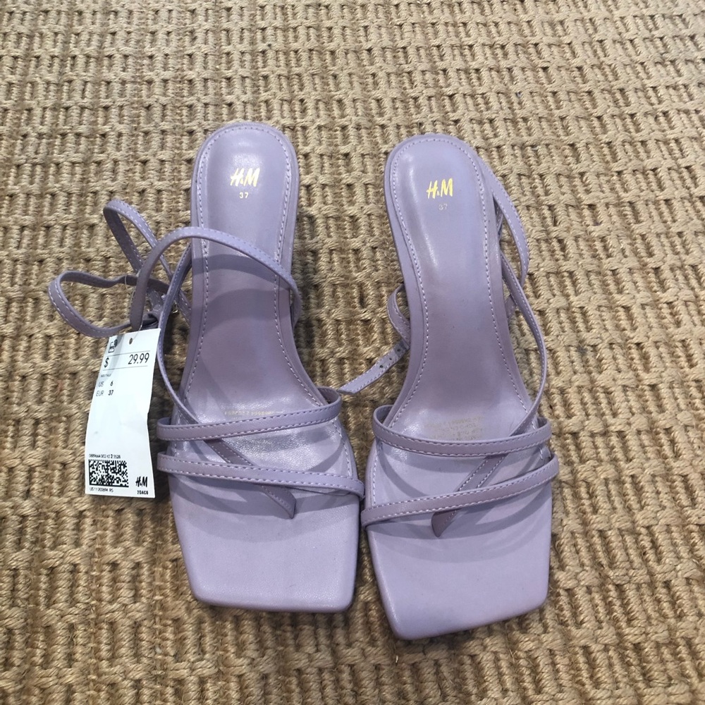 Lavender sandals